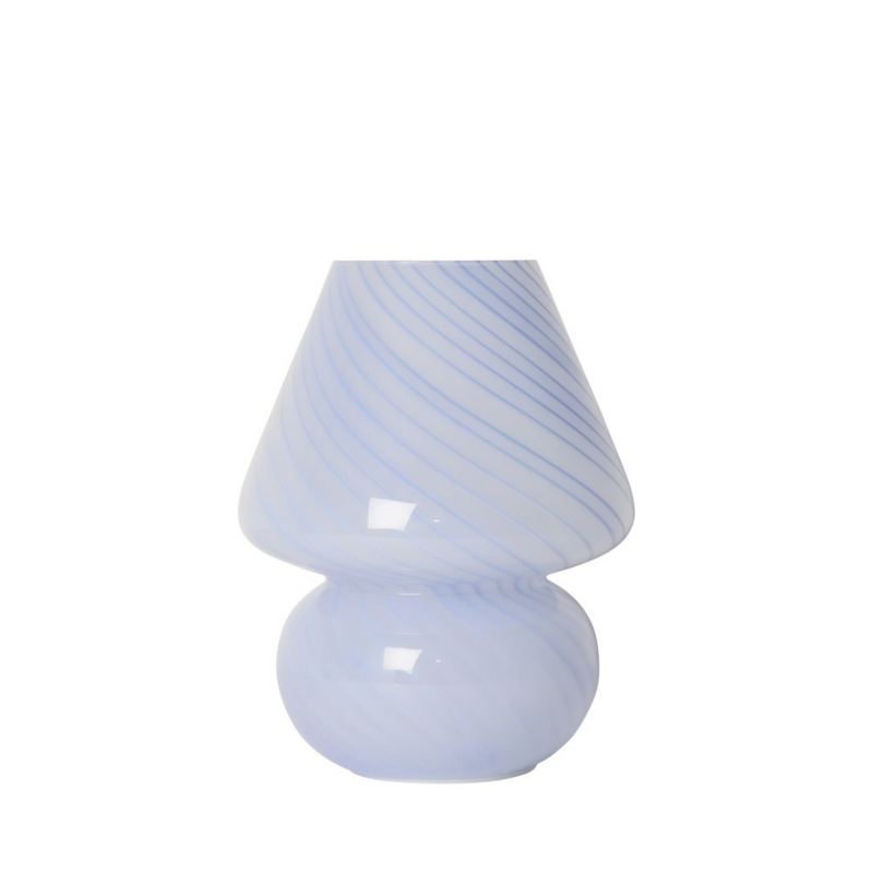 Køb Bordlampe Joyful Glas - lille | 179,00 | Fri fragt over 149 kr. | Hurtig levering | Dag til dag levering | Au Maison | Skrivebords lampe, Senge lampe, Hyggelig Lampe, Lampe, Lampe med skærm, Læselampe, Glaslampe, Murano-inspireret, Mushroom bordlampe
