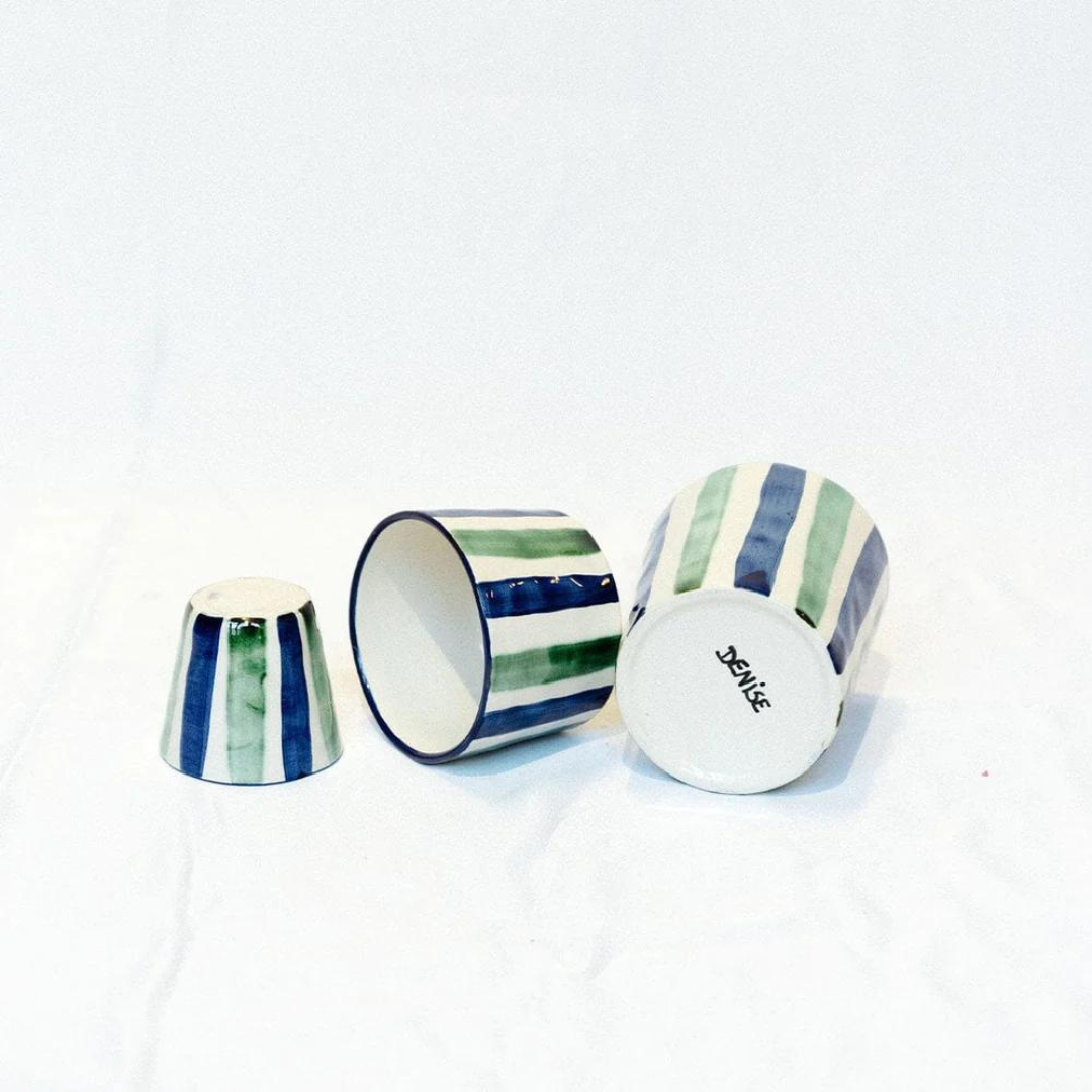 Køb Kop Hector Blue | 119,95 | Fri fragt over 149 kr. | Hurtig levering | Dag til dag levering | Denise | Tallerken, Håndlavet, Cappuccino, Latte