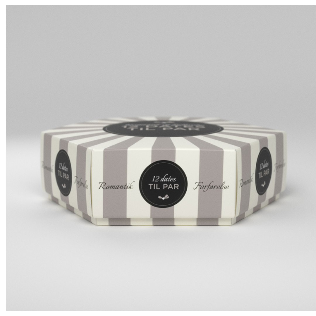Køb En gave til parforholdet - 12 dates til par | 399,00 | Fri fragt over 249 kr. | Hurtig levering | Dag til dag levering | Elsker-Elsker ikke | Leg, Spørgsmål, Hygge og nærvær.