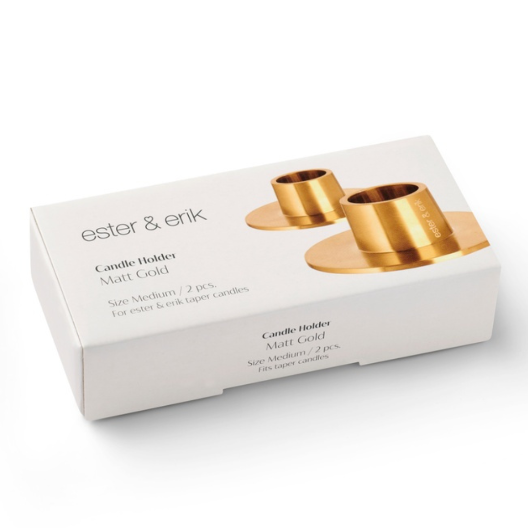 Køb Lysestage - sæt af 2 stk | 349,00 | Fri fragt fra 249 kr. | Hurtig levering | Dag til dag levering | Ester & Erik | Stage, Lys, Stearinlys, Adventsstage, Dekoration, Juledekoration, BLank, Børstet