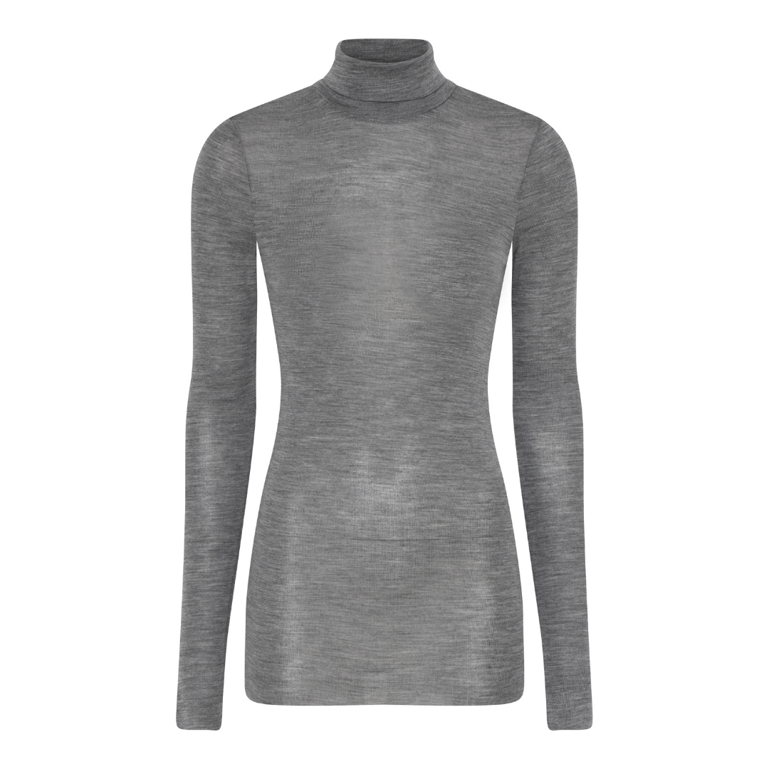 Tirana rullekrave er en perfekt langærmet bluse og undetrøje i en lækker uld blanding med høj hals. Findes i 4 farver | Hurtig levering | fri fragt fra 149 kr.