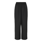 Copenhagen lang er elegante bukser med elastik i taljen & vidde i ben. Bukser i uld blanding. Sort | Hurtig levering | fri fragt fra 149kr