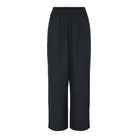 Copenhagen lang er elegante bukser med elastik i taljen & vidde i ben. Bukser i uld blanding. Sort | Hurtig levering | fri fragt fra 149kr