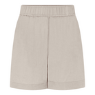 Klassiske shorts m. elastik i talje og en helt perfekt længde. Et musthave til sommer garderoben. I lækker hør blend| Hurtig levering | fri fragt fra 149kr
