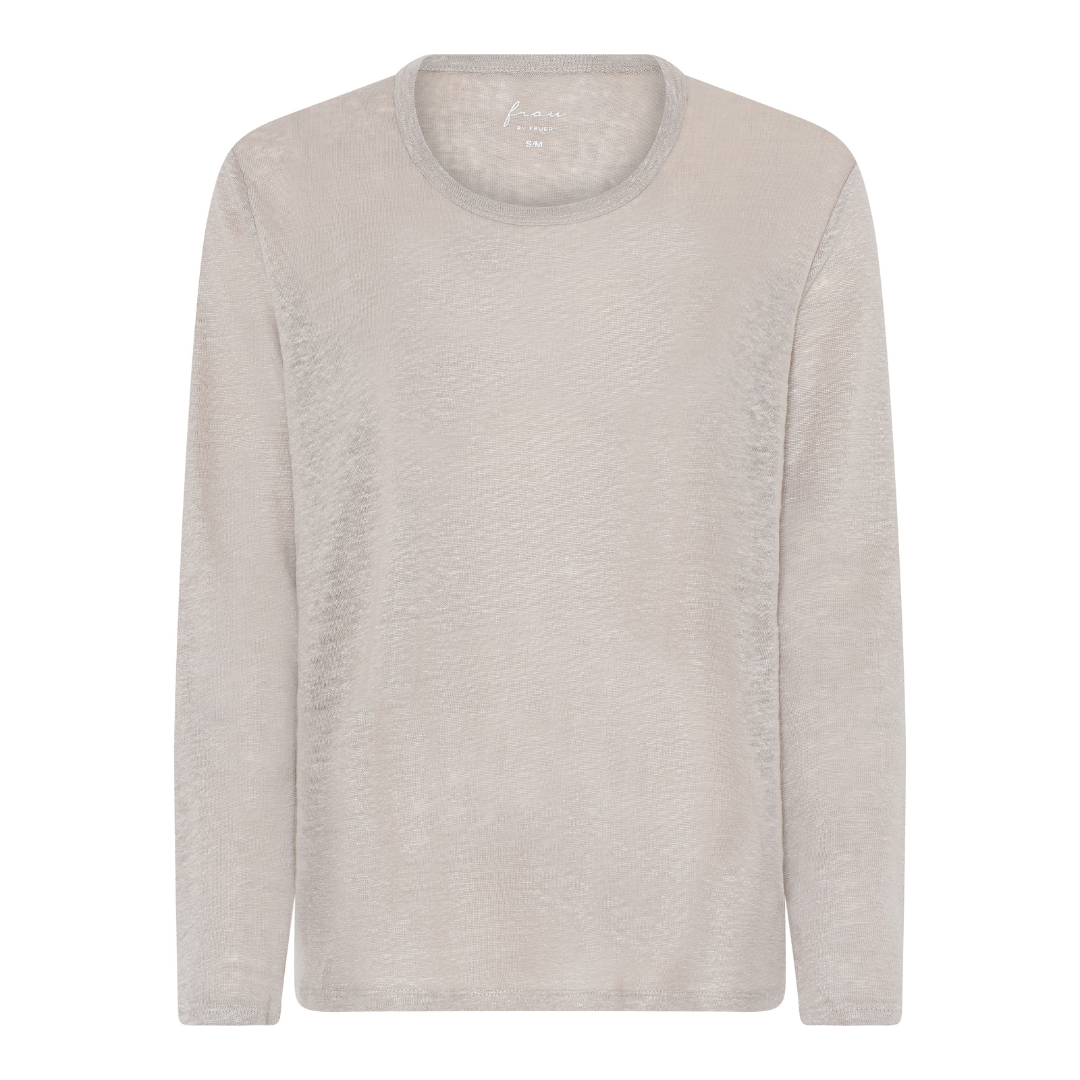 Top med lange ærmer