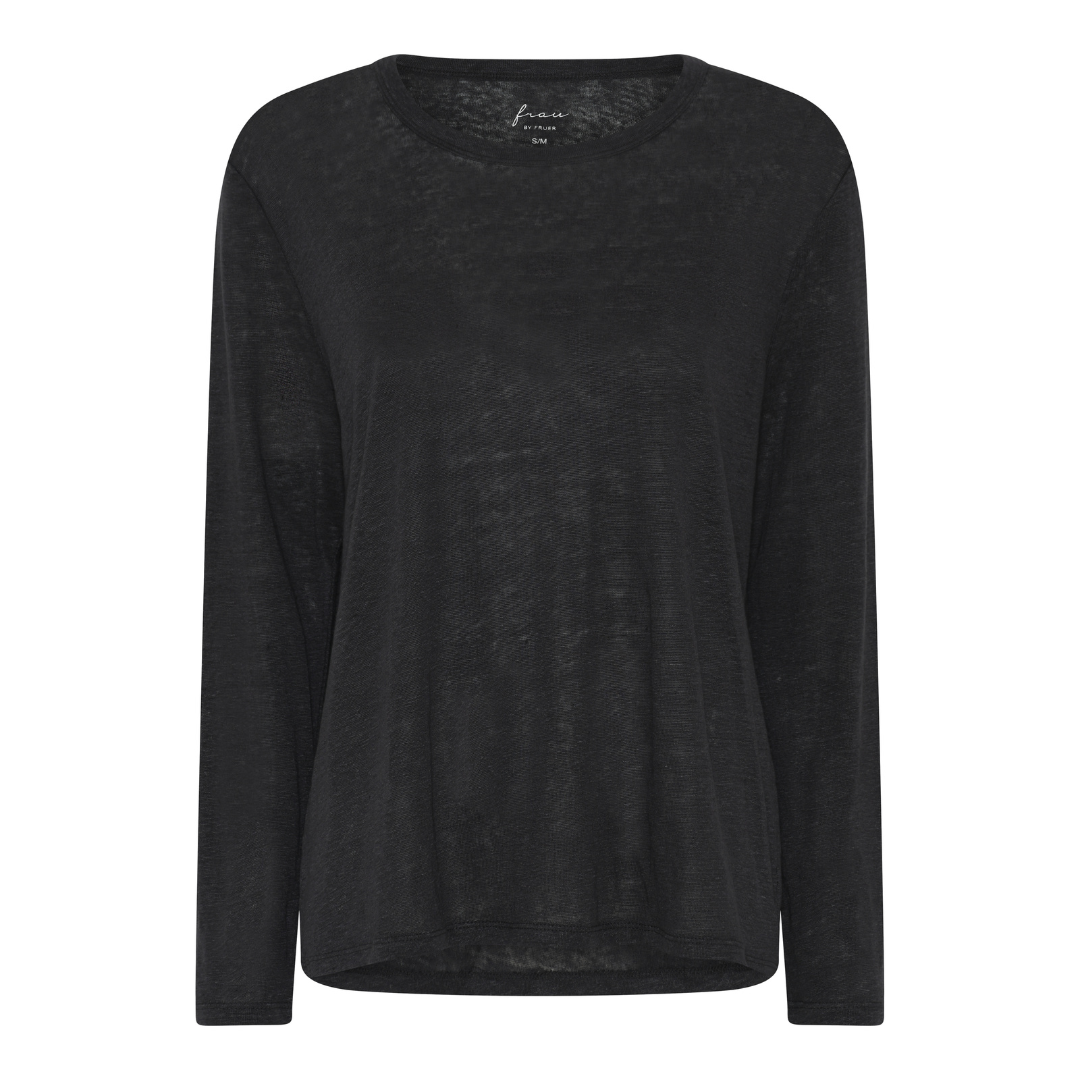 Top med lange ærmer