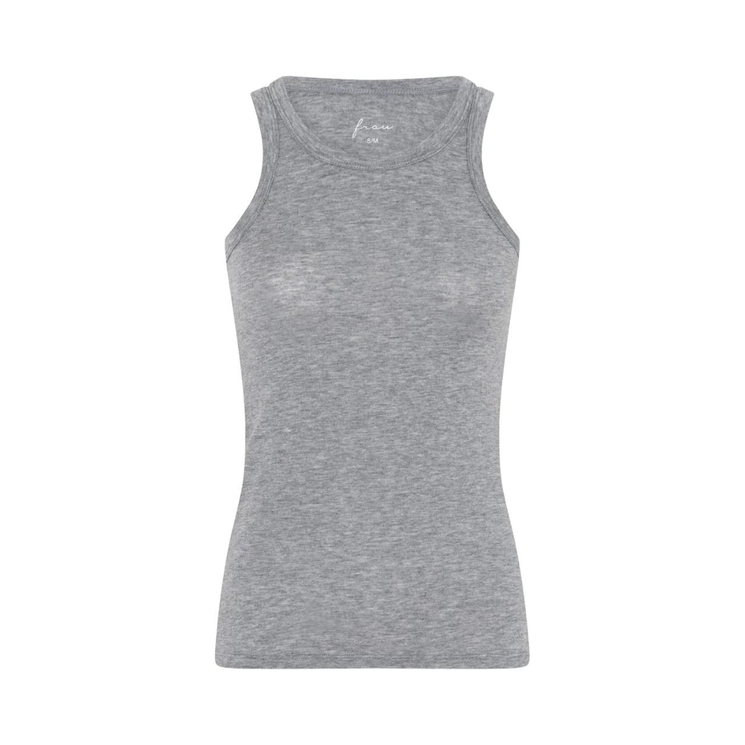 Køb Lucca cashmere tank top | 300,00 | Findes i flere farver | Fri fragt over 149 kr. | Hurtig levering 3-5 dage | Dag til dag levering | Frau | tidløs, klassisk, casual, langtidsholdbar, miljøbevidst, cashmere, elastan, modal, trøje, top uden ærmer, stram