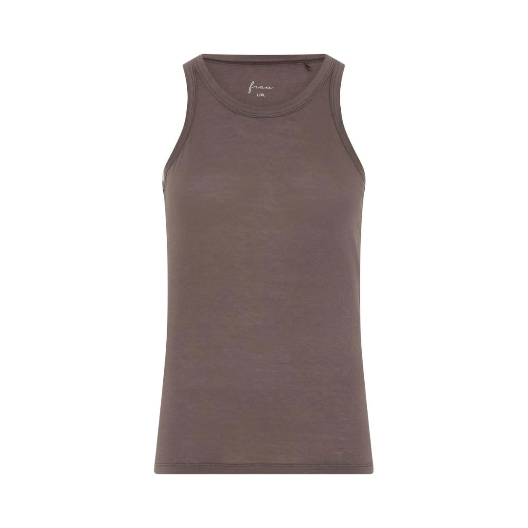 Køb Lucca cashmere tank top | 300,00 | Findes i flere farver | Fri fragt over 149 kr. | Hurtig levering 3-5 dage | Dag til dag levering | Frau | tidløs, klassisk, casual, langtidsholdbar, miljøbevidst, cashmere, elastan, modal, trøje, top uden ærmer, stram