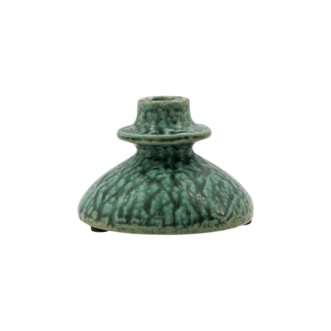 Køb Lysestage Kulu Grøn | fra 89,95 | Flere størrelser | Fri fragt over 149 kr. | Hurtig levering | Dag til dag levering | House Doctor, Stage, Kertelys, Til almindelige lys, Standardlys