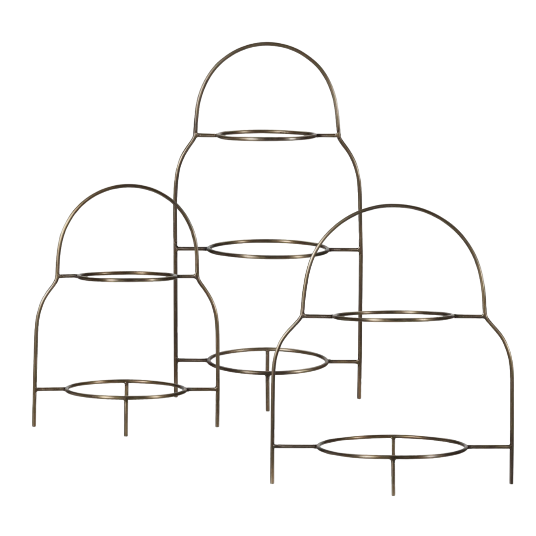 Køb Tallerkenopsats Sana Antik messing finish | fra 399,00 | Fri fragt over 149 kr. | Hurtig levering | Dag til dag levering | House Doctor, Society of Lifestyle | Kageopsats, Opsats