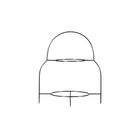 Køb Tallerkenopsats Sana Sølv finish | fra 399,00 | Fri fragt over 149 kr. | Hurtig levering | Dag til dag levering | House Doctor, Society of Lifestyle | Kageopsats, Opsats