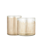 Køb Hurricane glas med indgraverede gyldne striber | 229,95 | Fri fragt over 149 kr. | Hurtig levering | Dag til dag levering | Ib Laursen | Glas, Cafeglas, Kaffeglas, Vandglas, Drikkeglas, Klassisk, Elegant