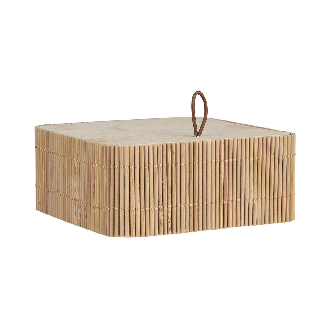 Køb Æske m/bambuslåg | fra 29,95 | Flere varianter | Fri fragt fra 249 kr. | Hurtig levering | Dag til dag levering | Ib Laursen | Æske, Bambus, Opbevaring, Bambusæske, Opbevaringsæske