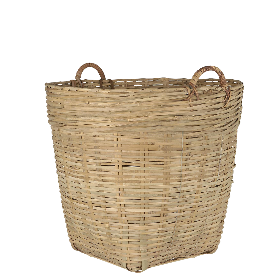 Køb Kurv Bambus med hank | fra 199,95 | Fri fragt over 149 kr. | Hurtig levering | Dag til dag levering | Ib Laursen | Have, Terrasse, Legetøjskurv, Blomsterkurv, Kurv, Aviskurv, Grøntsagskurv, Vasketøjskurv, linnedkurv, Opbevaring, Vietnamkurv