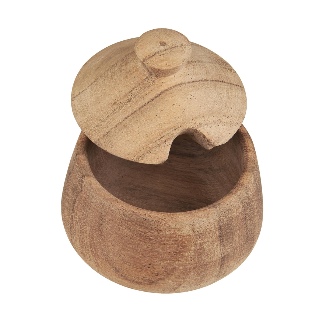 Køb Saltkar med låg akacietræ | 99,95 | Fri fragt over 149 kr. | Hurtig levering | Dag til dag levering | Ib Laursen | Saltskål, Mini skål, Træskål, Lille skål, Akacietræ, Træ, Skål i træ