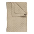 Ensfarvet vattæppe i quilt. Brug som tæppe, dyne, sengetæppe, picnictæppe eller legetæppe. 130x180 cm | Hurtig levering | Fri fragt fra 149 kr.