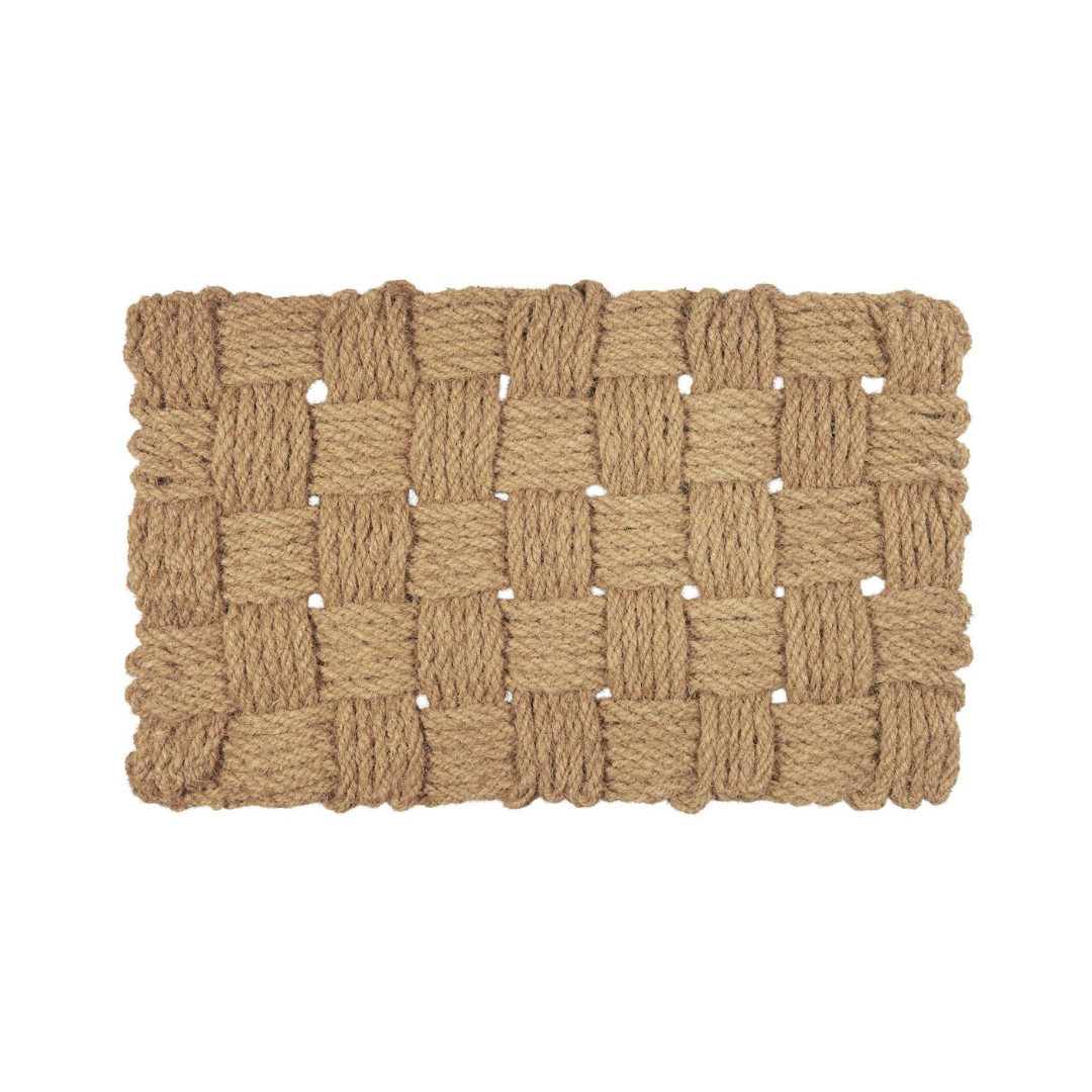 Køb Dørmåtte ocean flettet kokosfibre | 219,95 | Fri fragt over 149 kr. | Hurtig levering | Dag til dag levering | Ib Laursen | Måtte, Dør, Entré, Gang, Naturfarvet måtte, Natur måtte