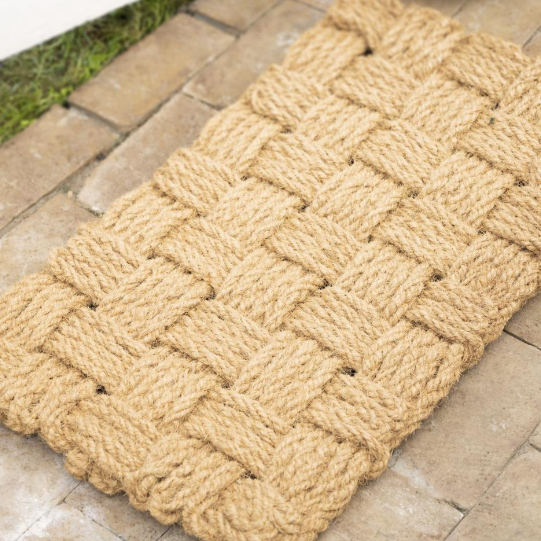 Køb Dørmåtte ocean flettet kokosfibre | 219,95 | Fri fragt over 149 kr. | Hurtig levering | Dag til dag levering | Ib Laursen | Måtte, Dør, Entré, Gang, Naturfarvet måtte, Natur måtte