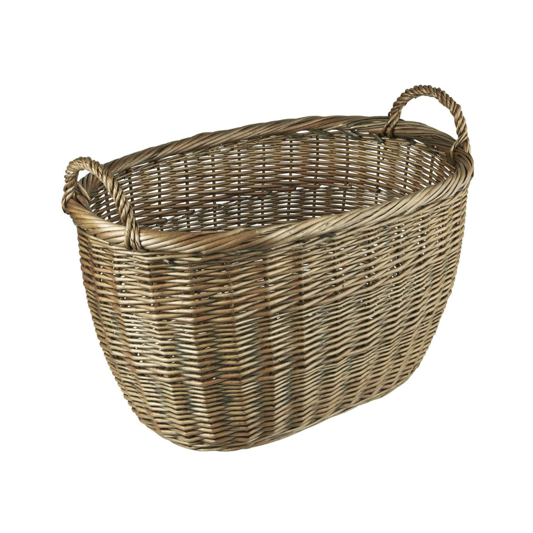 Køb Kurv med hank fuld pil | fra 249,95 | Fri fragt over 149 kr. | Hurtig levering | Dag til dag levering | Ib Laursen | Fuld pil, Kurve af fuld pil, Brun kurv, Fletkurv, Urtepotte, Skjuler, Indkøbskurv, Opbevaring, Opbevaringskurv