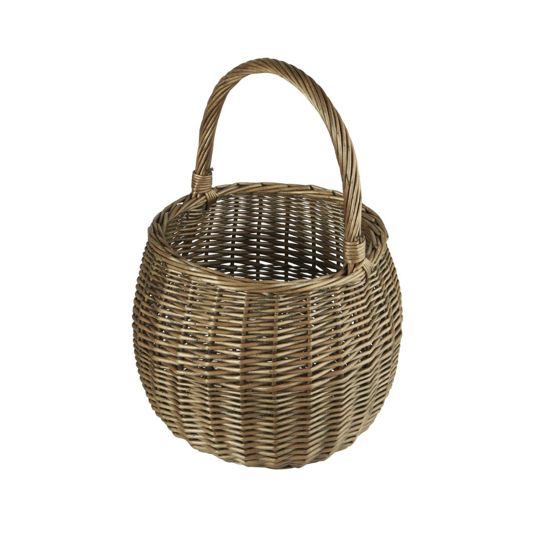 Køb Kurv med hank fuld pil | fra 249,95 | Fri fragt over 149 kr. | Hurtig levering | Dag til dag levering | Ib Laursen | Fuld pil, Kurve af fuld pil, Brun kurv, Fletkurv, Urtepotte, Skjuler, Indkøbskurv, Opbevaring, Opbevaringskurv