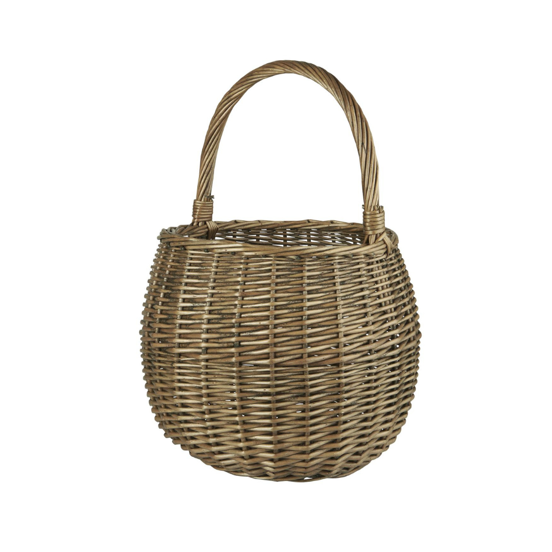 Køb Kurv med hank fuld pil | fra 249,95 | Fri fragt over 149 kr. | Hurtig levering | Dag til dag levering | Ib Laursen | Fuld pil, Kurve af fuld pil, Brun kurv, Fletkurv, Urtepotte, Skjuler, Indkøbskurv, Opbevaring, Opbevaringskurv