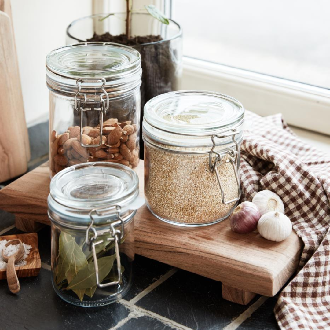 Køb Opbevaringsglas med patentlåg | fra 39,95 | Flere størrelser | Fri fragt over 149 kr. | Hurtig levering | Dag til dag levering | Ib Laursen | Krydderiglas, Sylteglas, Syltetøjsglas, Dåse, Kaffedåse, Tedåse, Glas med låg, Opbevaringsglas, Morgenmadsglas, Marmeladeglas