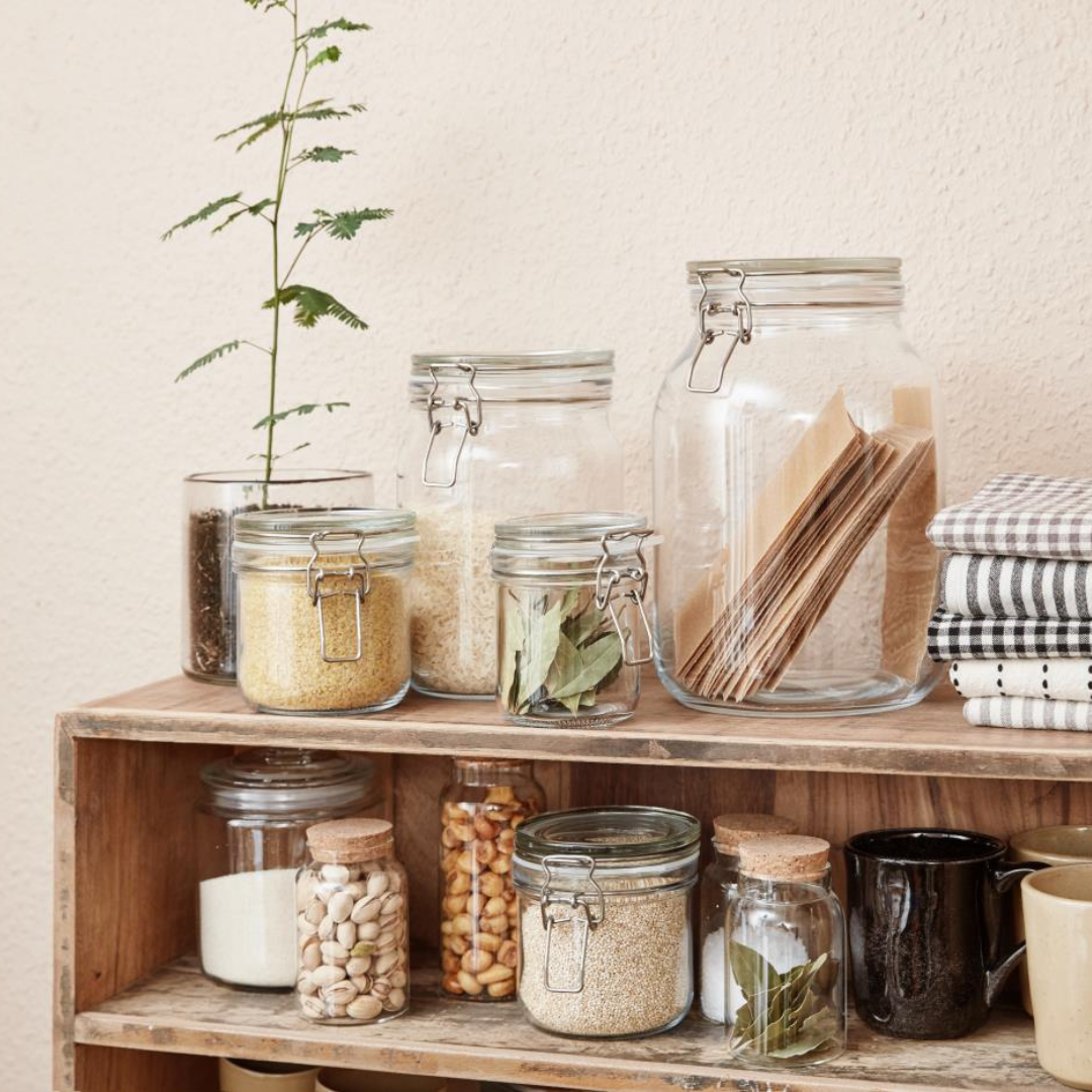 Køb Opbevaringsglas med patentlåg | fra 39,95 | Flere størrelser | Fri fragt over 149 kr. | Hurtig levering | Dag til dag levering | Ib Laursen | Krydderiglas, Sylteglas, Syltetøjsglas, Dåse, Kaffedåse, Tedåse, Glas med låg, Opbevaringsglas, Morgenmadsglas, Marmeladeglas