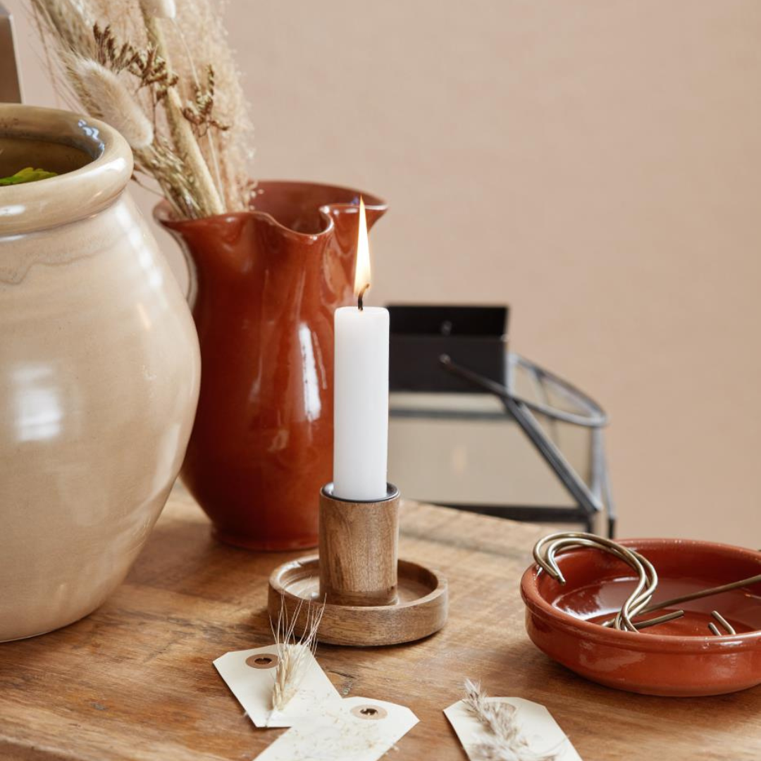 Køb Stage mangotræ | fra 69,95 | Fri fragt over 149 kr. | Hurtig levering | Dag til dag levering | Ib Laursen | Stage, Lysestage, Træstage, Træ, Mangotræ,