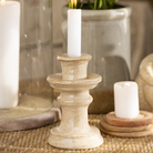 Køb Stage til bedelys Saga | fra 59,95 | Fri fragt over 149 kr. | Hurtig levering | Dag til dag levering | Ib Laursen | Stage, Lys, Stearinlys, Bedelys, Stage, Stentøj, Melerede farver, Grøn, Naturfarve, Lysestage, Creme