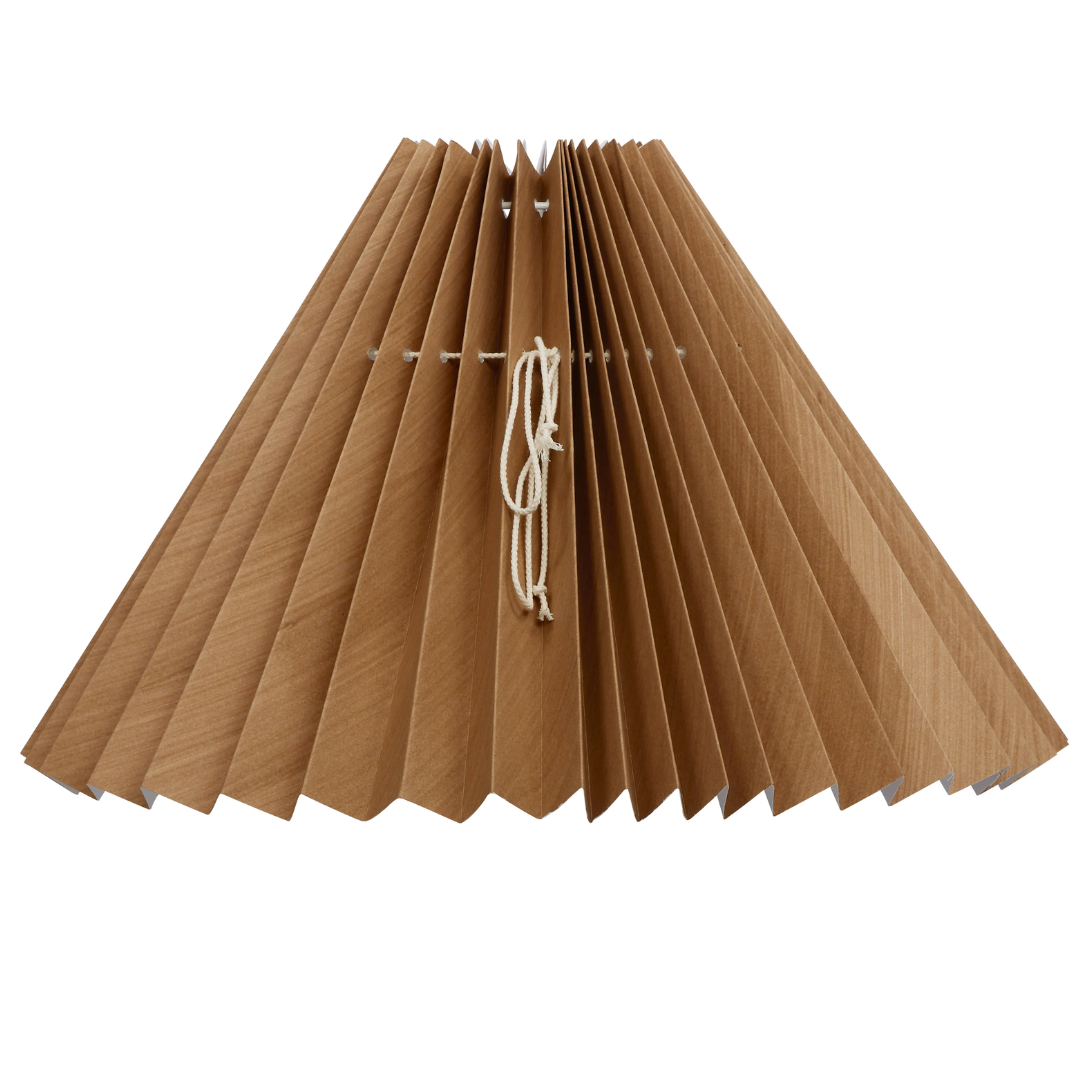 Smuk plissé lampeskærm fra Pink Rose. Skærmen findes i flere forskellige farver og størrelser | Håndlavet | Hurtig levering