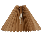 Smuk plissé lampeskærm fra Pink Rose. Skærmen findes i flere forskellige farver og størrelser | Håndlavet | Hurtig levering