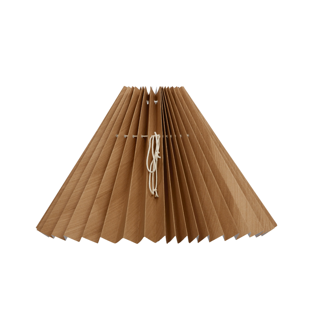 Smuk plissé lampeskærm fra Pink Rose. Skærmen findes i flere forskellige farver og størrelser | Håndlavet | Hurtig levering