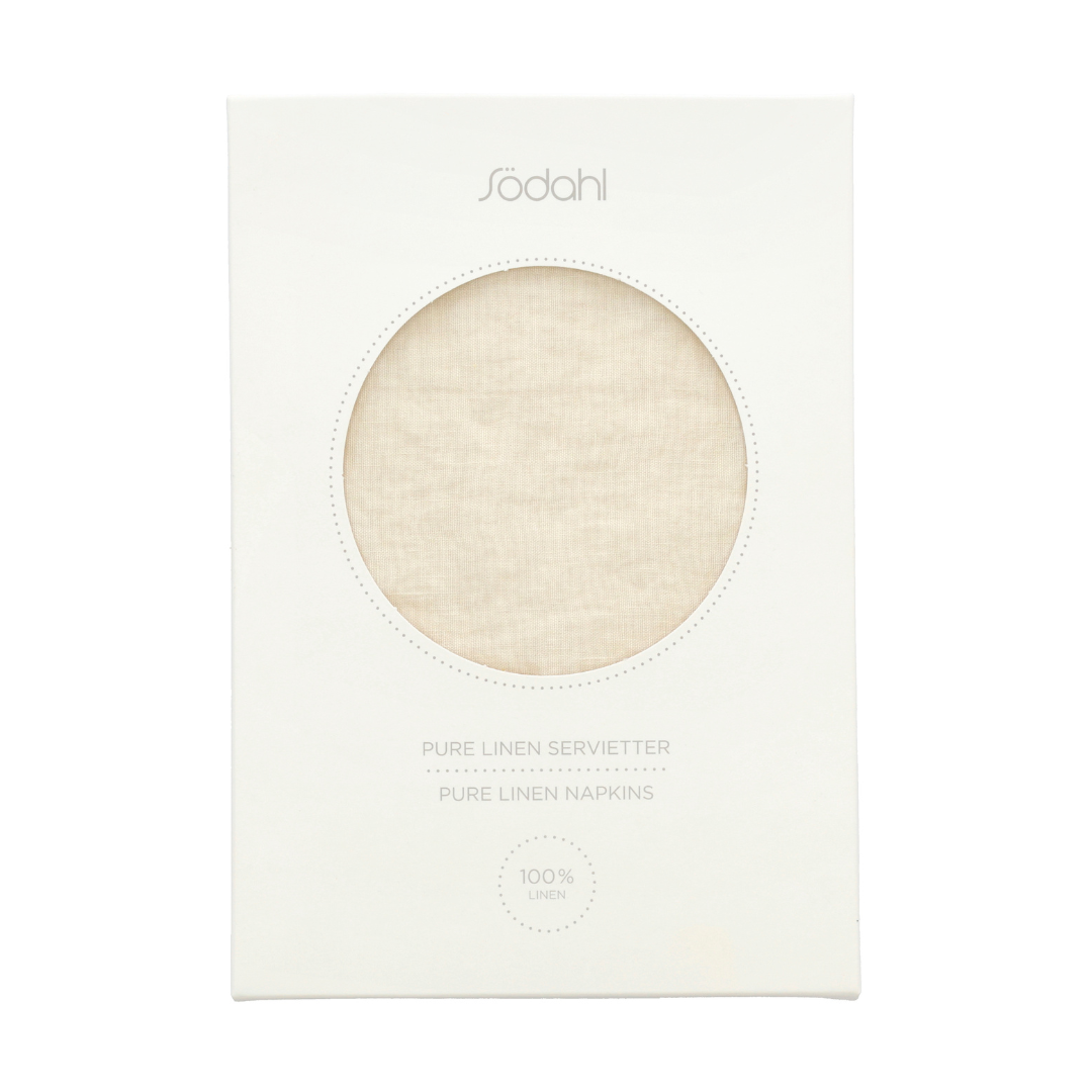 Køb Stofservietter Pure Linen - sæt af 2 stk | 199,95 | Fri fragt over 149 kr. | Hurtig levering | Dag til dag levering | Södahl | Serviet, Mundserviet, Brødkurvserviet, Brødserviet