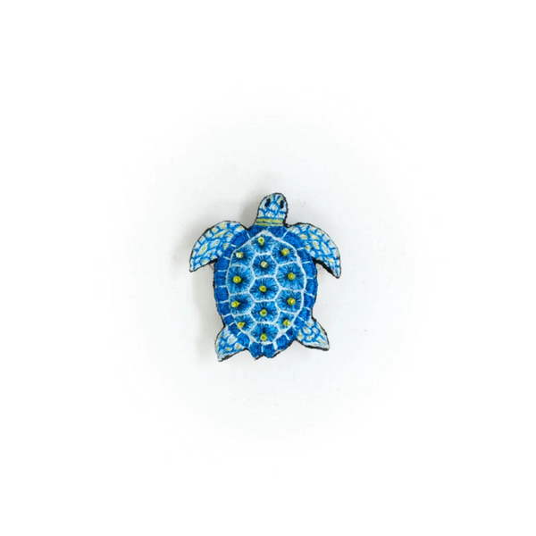 Køb Broche - Blue Loggerhead Turtle Brooch Pin | 479,00 | Fri fragt over 149 kr. | Hurtig levering | Dag til dag levering | TROVELORE | Vintage, Håndlavet, Hand made, Førsteklasses materialer, Godt design, Kvalitetsarbejde, Indien