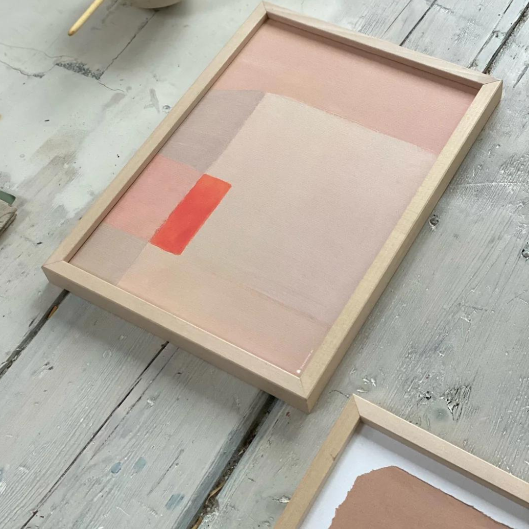 Køb Plakat 'Chalk & Tangerine' A4 | 429,00 | Dag til dag levering | Tinystories | Billede, Kunst, Kunsttryk, Reproduktion, Kunster, Holland, Tiny de Vries, Illustrere, Illustration