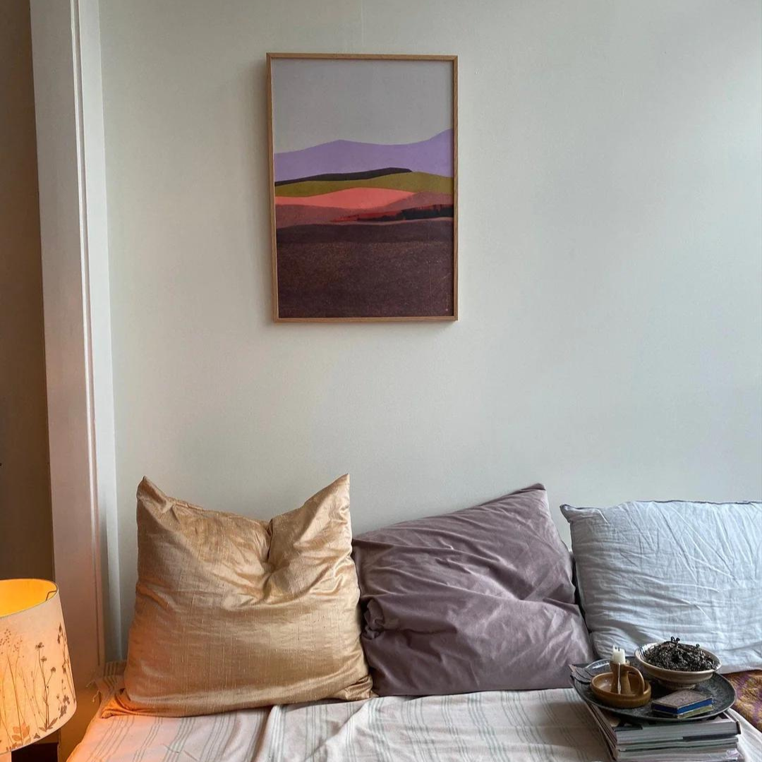 Køb Plakat 'Coral & Chocolate' 50x70 cm | 839,00 | Dag til dag levering | Tinystories | Billede, Kunst, Kunsttryk, Reproduktion, Kunster, Holland, Tiny de Vries, Illustrere, Illustration