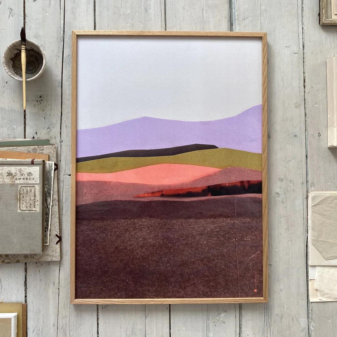 Køb Plakat 'Coral & Chocolate' 50x70 cm | 839,00 | Dag til dag levering | Tinystories | Billede, Kunst, Kunsttryk, Reproduktion, Kunster, Holland, Tiny de Vries, Illustrere, Illustration