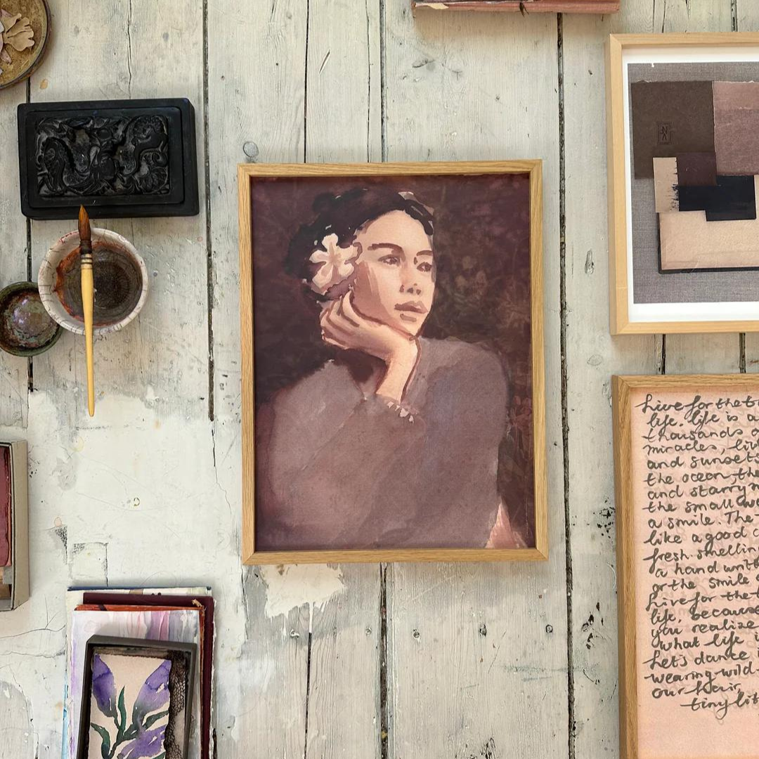 Køb Plakat 'Frangipani Flower' A4 | 429,00 | Dag til dag levering | Tinystories | Billede, Kunst, Kunsttryk, Reproduktion, Kunster, Holland, Tiny de Vries, Illustrere, Illustration