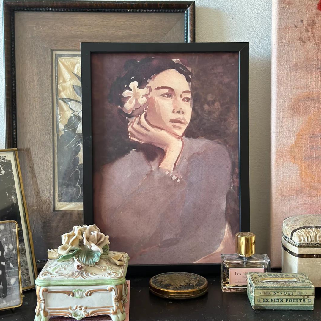 Køb Plakat 'Frangipani Flower' A4 | 429,00 | Dag til dag levering | Tinystories | Billede, Kunst, Kunsttryk, Reproduktion, Kunster, Holland, Tiny de Vries, Illustrere, Illustration