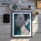 Køb Plakat 'Korean Flowers' 50x70 cm | 839,00 | Dag til dag levering | Tinystories | Billede, Kunst, Kunsttryk, Reproduktion, Kunster, Holland, Tiny de Vries, Illustrere, Illustration