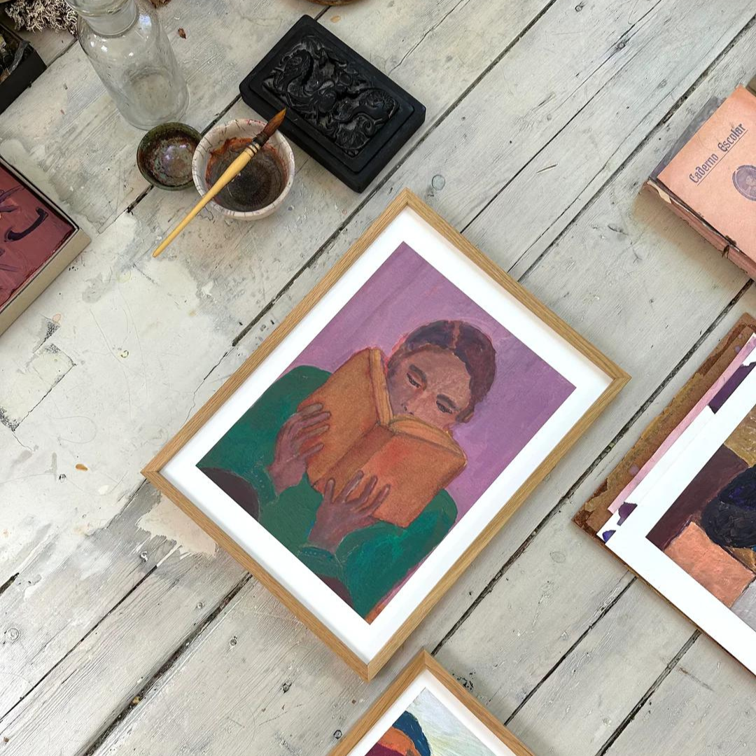 Køb Plakat 'Livre' A4 | 429,00 | Dag til dag levering | Tinystories | Billede, Kunst, Kunsttryk, Reproduktion, Kunster, Holland, Tiny de Vries, Illustrere, Illustration