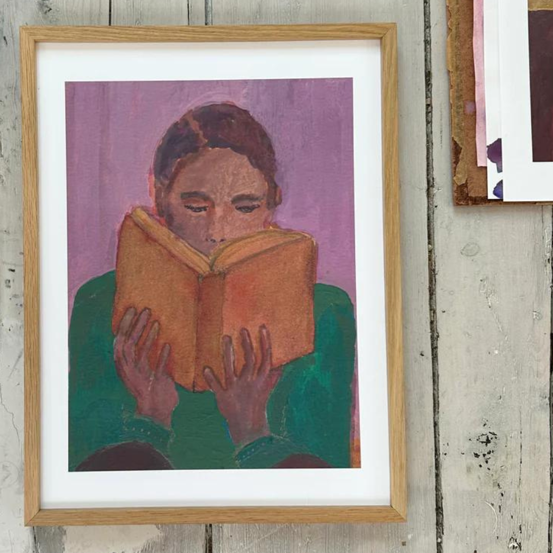 Køb Plakat 'Livre' A4 | 429,00 | Dag til dag levering | Tinystories | Billede, Kunst, Kunsttryk, Reproduktion, Kunster, Holland, Tiny de Vries, Illustrere, Illustration