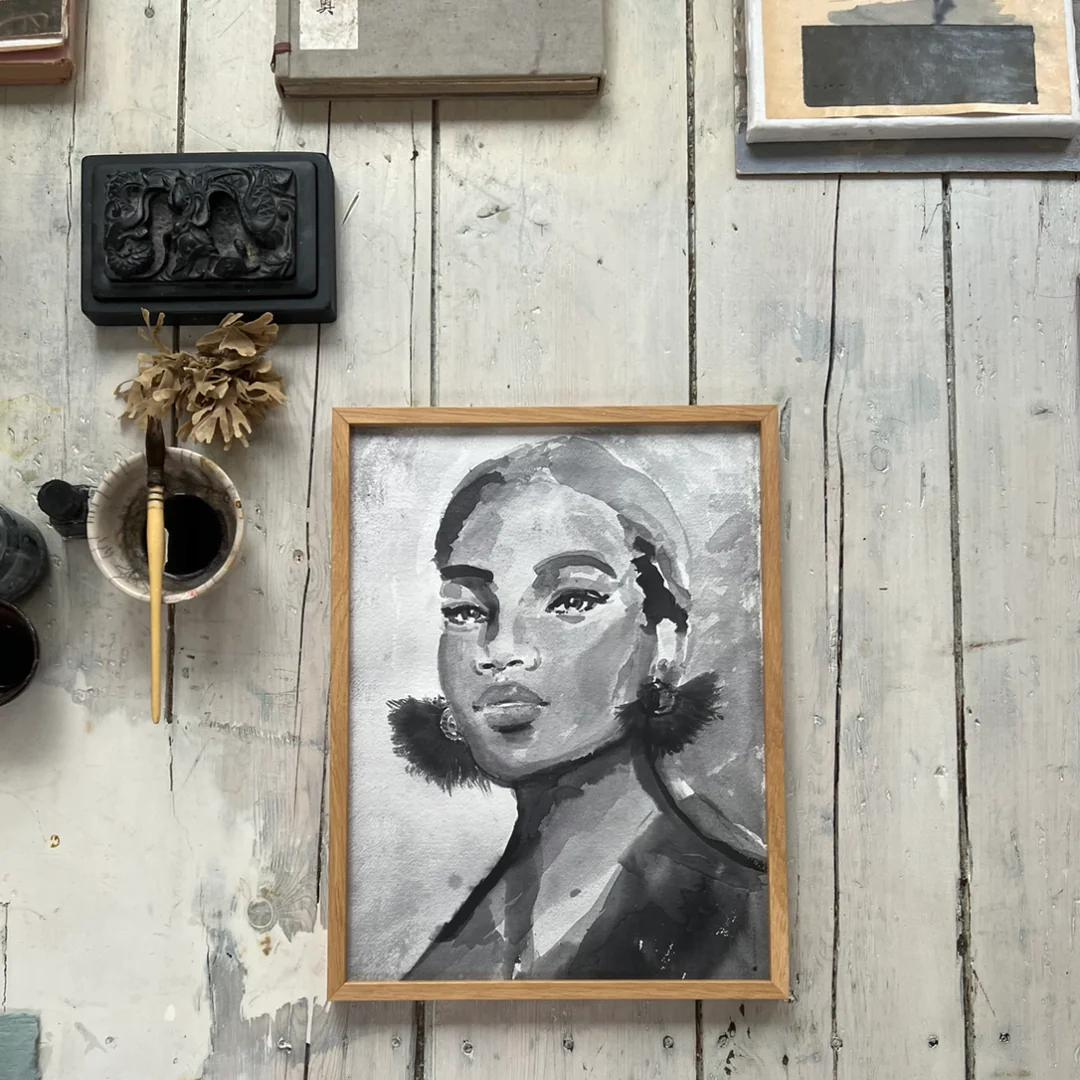 Køb Plakat 'Pendientes De Flecos' 50x70 cm | 839,00 | Dag til dag levering | Tinystories | Billede, Kunst, Kunsttryk, Reproduktion, Kunster, Holland, Tiny de Vries, Illustrere, Illustration