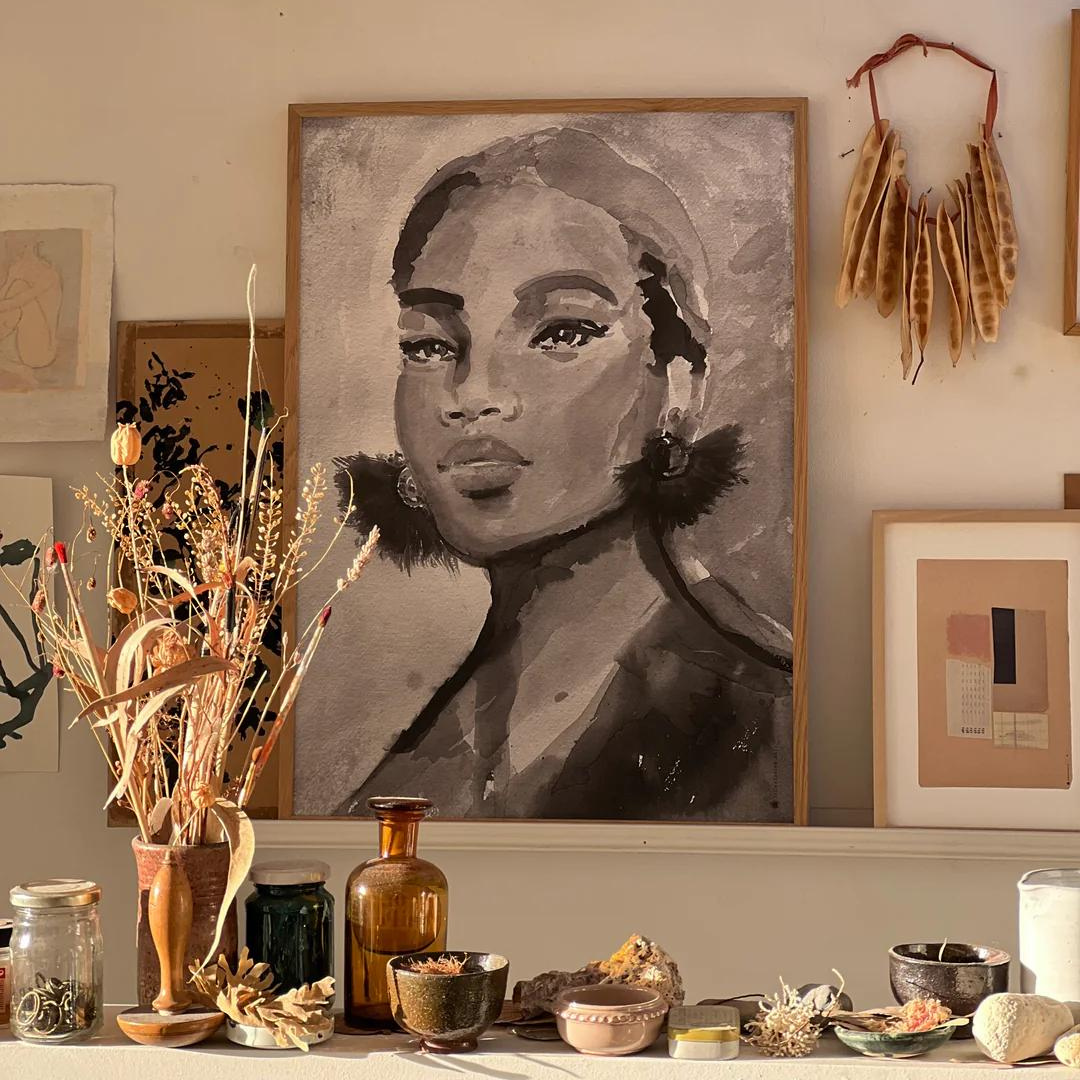 Køb Plakat 'Pendientes De Flecos' 50x70 cm | 839,00 | Dag til dag levering | Tinystories | Billede, Kunst, Kunsttryk, Reproduktion, Kunster, Holland, Tiny de Vries, Illustrere, Illustration