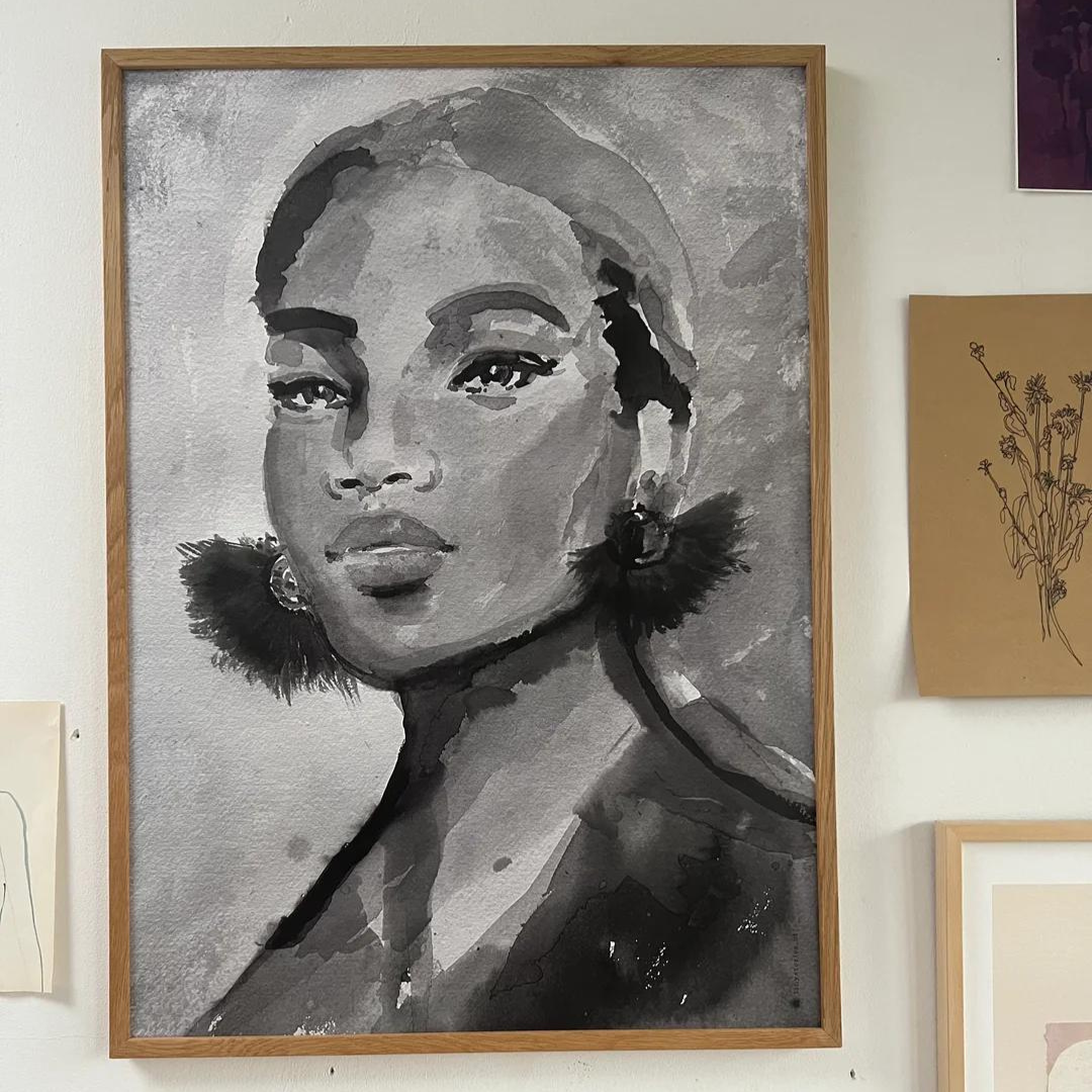 Køb Plakat 'Pendientes De Flecos' 50x70 cm | 839,00 | Dag til dag levering | Tinystories | Billede, Kunst, Kunsttryk, Reproduktion, Kunster, Holland, Tiny de Vries, Illustrere, Illustration