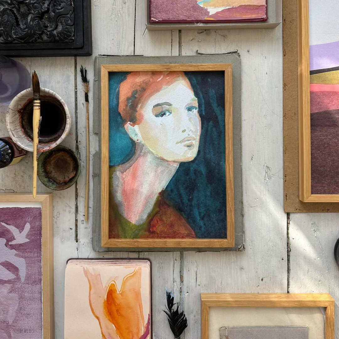 Køb Plakat 'Soleil D'automne' 30x40 cm | 559,00 | Dag til dag levering | Tinystories | Billede, Kunst, Kunsttryk, Reproduktion, Kunster, Holland, Tiny de Vries, Illustrere, Illustration