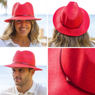 Køb Hat med læder strop | 499,00 | Findes i flere farver | Fri fragt over 149 kr. | Hurtig levering | Dag til dag levering | Travaux en cours | Tidløs, Unisex, Sommerhat, Strandhat, Solhat, Ultralet, Tekstureret papir