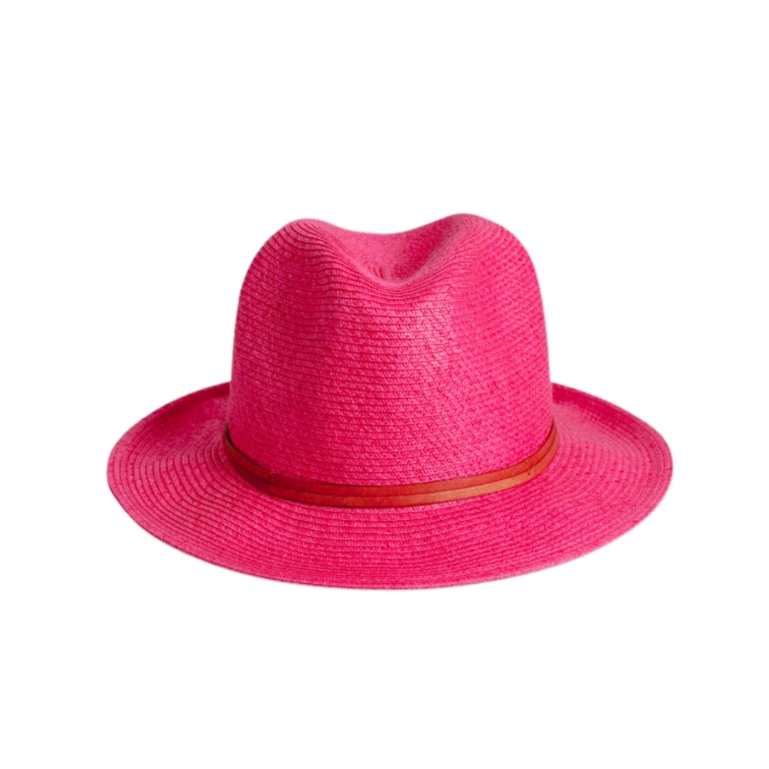 Køb Hat med læder strop | 499,00 | Findes i flere farver | Fri fragt over 149 kr. | Hurtig levering | Dag til dag levering | Travaux en cours | Tidløs, Unisex, Sommerhat, Strandhat, Solhat, Ultralet, Tekstureret papir