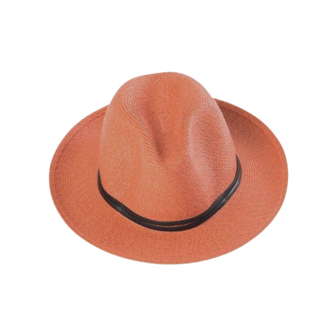 Køb Hat med læder strop | 499,00 | Findes i flere farver | Fri fragt over 149 kr. | Hurtig levering | Dag til dag levering | Travaux en cours | Tidløs, Unisex, Sommerhat, Strandhat, Solhat, Ultralet, Tekstureret papir