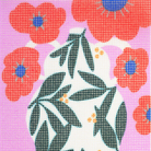 Køb Broderi kit Poppy Pot | 449,00 | Fri fragt over 149 kr. | Hurtig levering | Dag til dag levering | UndwindStudio | DIY, Brodering, Appelsiner, Broderiteknik, Vægophæng, Garn, Garnophæng, Garnprojekt